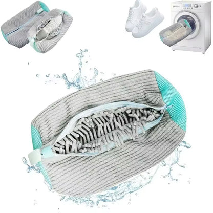 1/2PC New Washing Shoes Bag Cotton Laundry Net Fluffy Fibers Easily Remove Dirt Washing Bags Anti-Deformation Shoes Bag